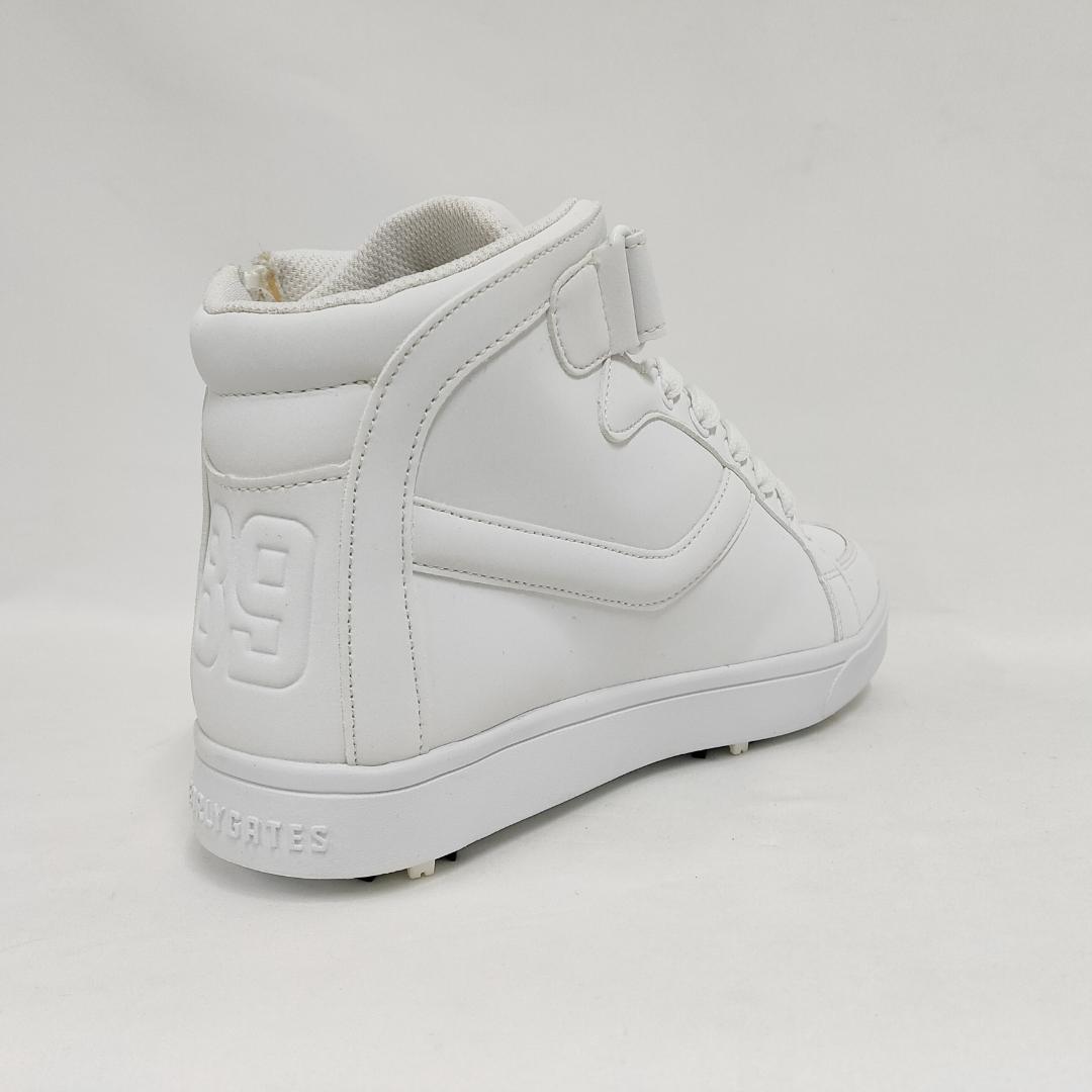 ○★新品 未使用 パーリーゲイツ ミドルカット ゴルフシューズ ホワイト22.5