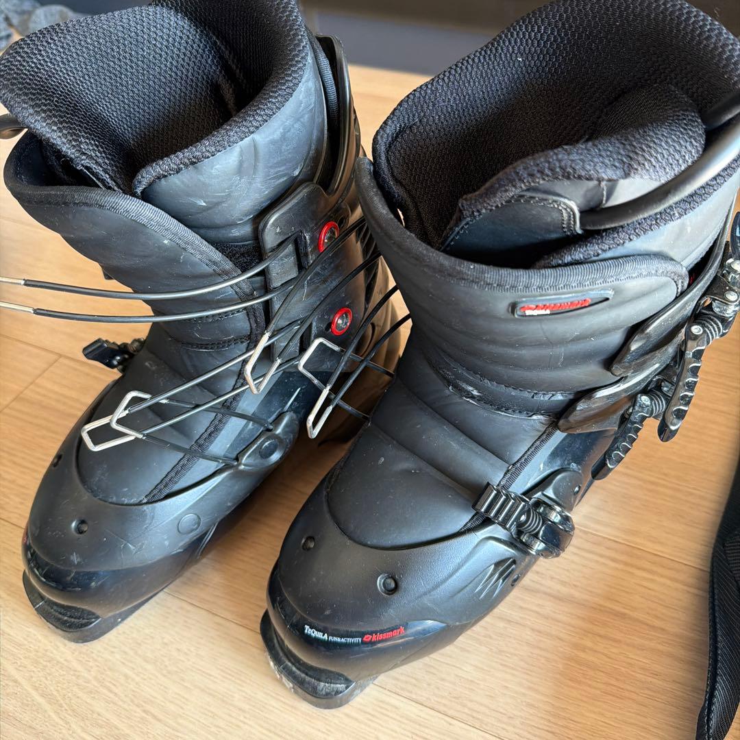 スキー板とブーツセット