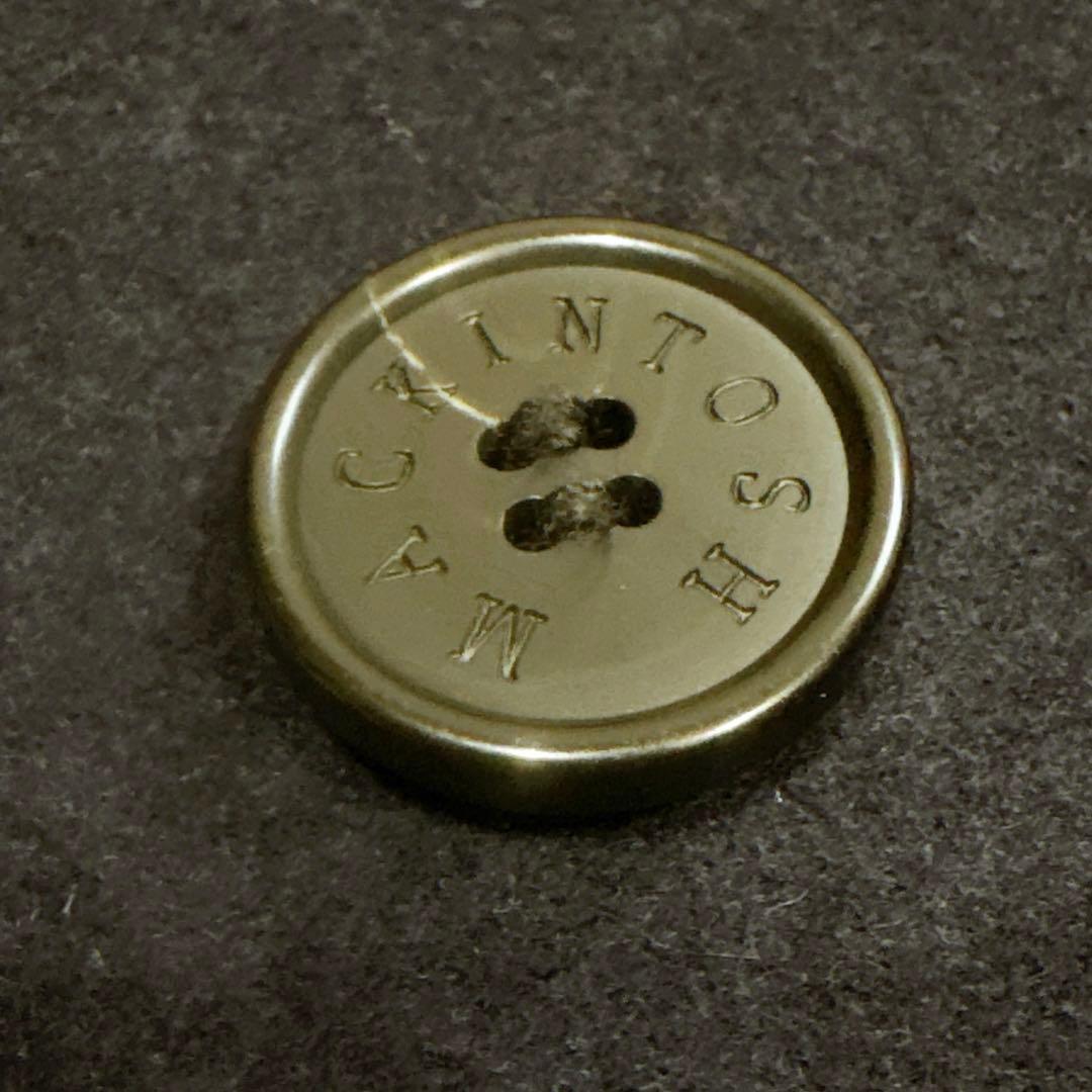 未使用✨　マッキントッシュ　ロンドン　フーデットコート　ロング　ウール　ネイビー