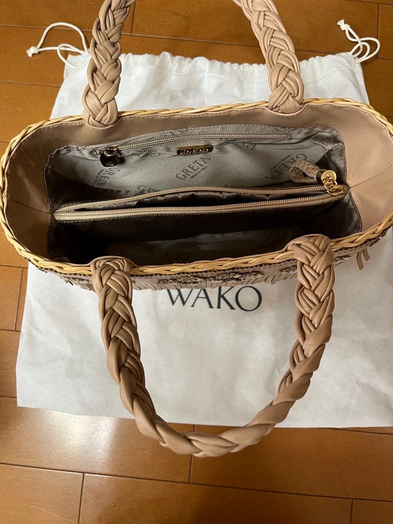 WAKO かごバッグ　GRETA イタリア製