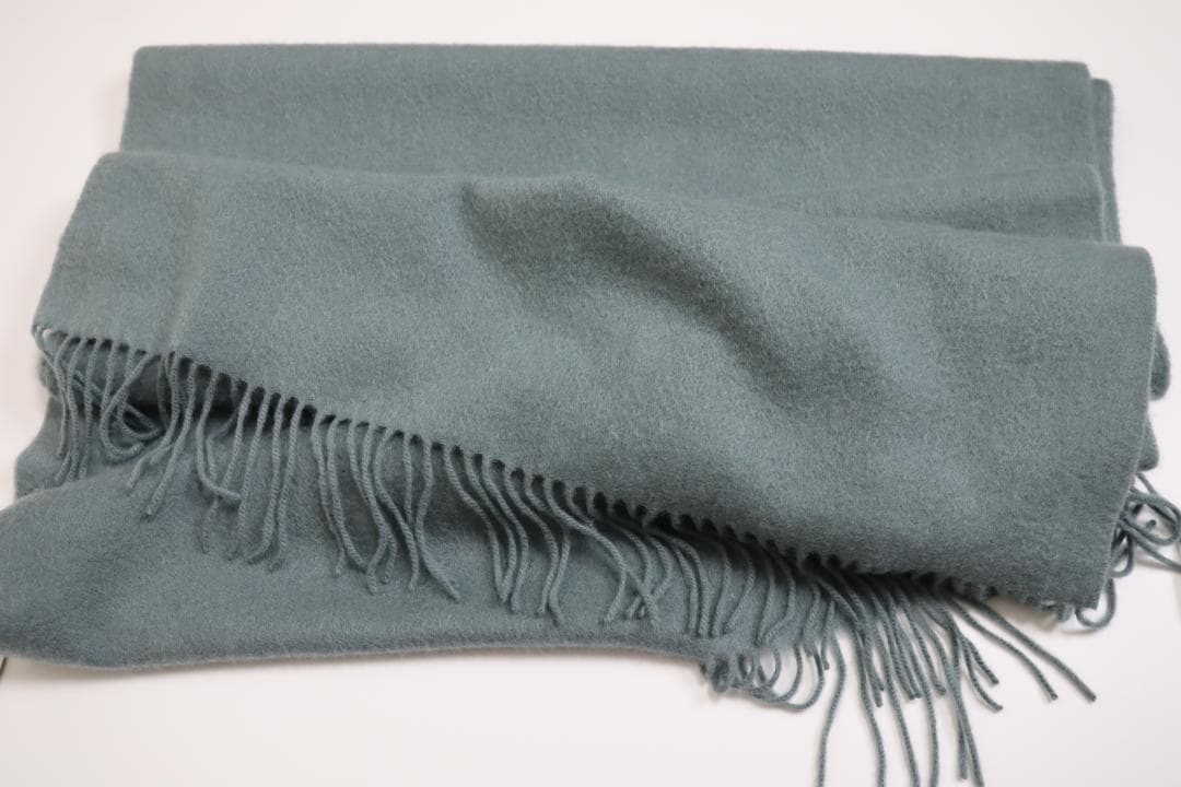 Theory セオリー ストール マフラー 大判　カシミヤ100% ブルーグレー