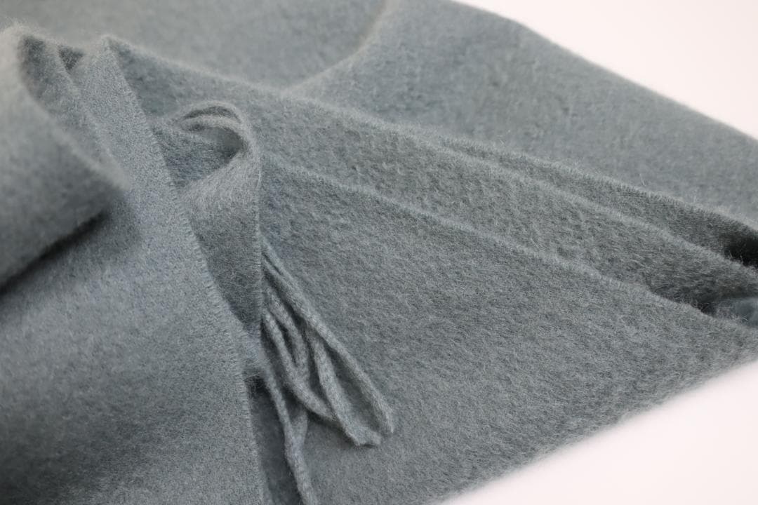 Theory セオリー ストール マフラー 大判　カシミヤ100% ブルーグレー