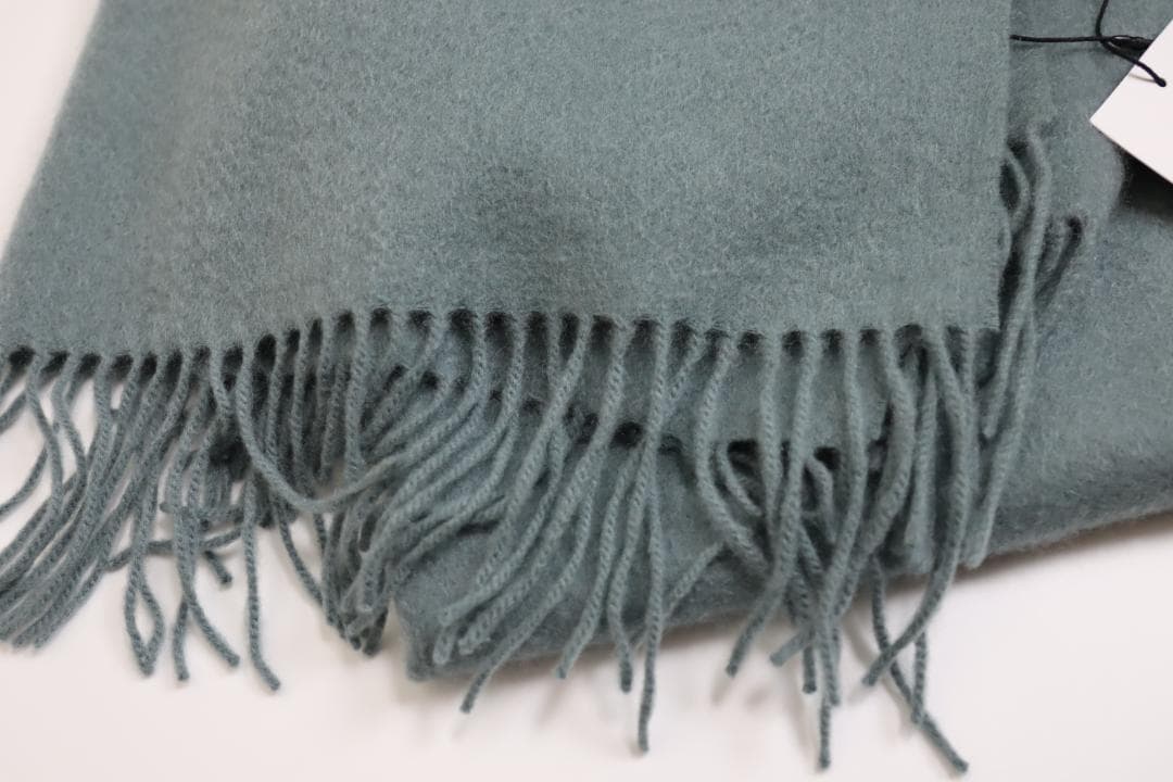 Theory セオリー ストール マフラー 大判　カシミヤ100% ブルーグレー