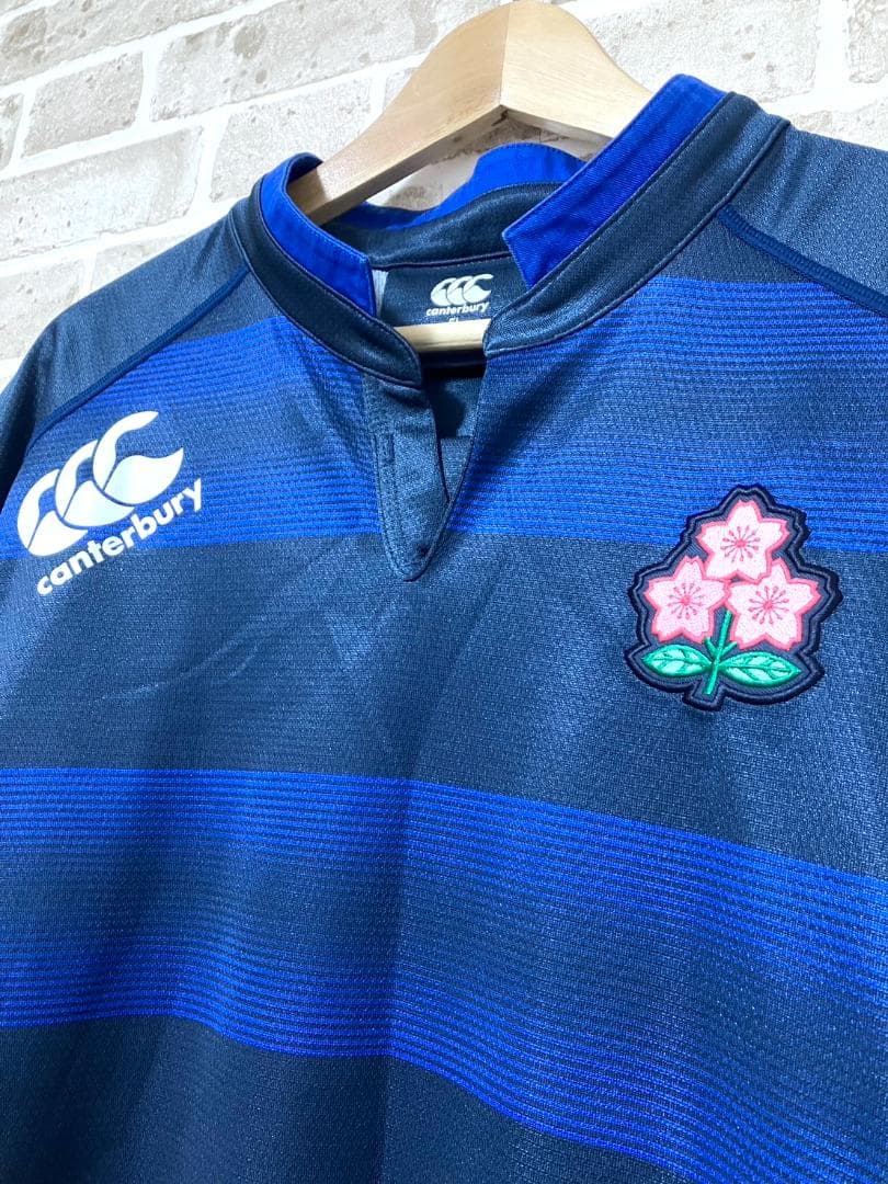 24時間以内/早い者勝ち カンタベリー ラグビー日本代表 選手支給 シャツ 5L