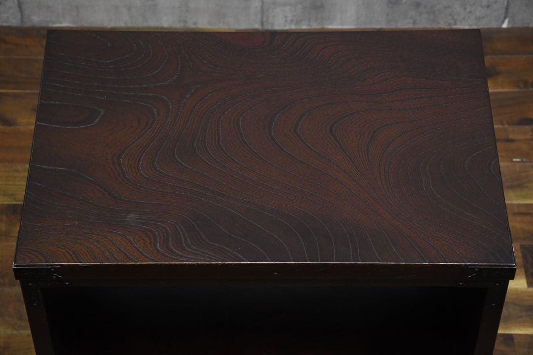 DEK33 青木産業 江戸 小判 ランプチェスト けやき/欅 サイドキャビネット