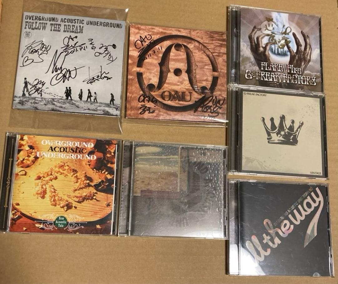 直筆サイン入り　OAU ➕　G-FREAK FACTORY CD まとめ売り