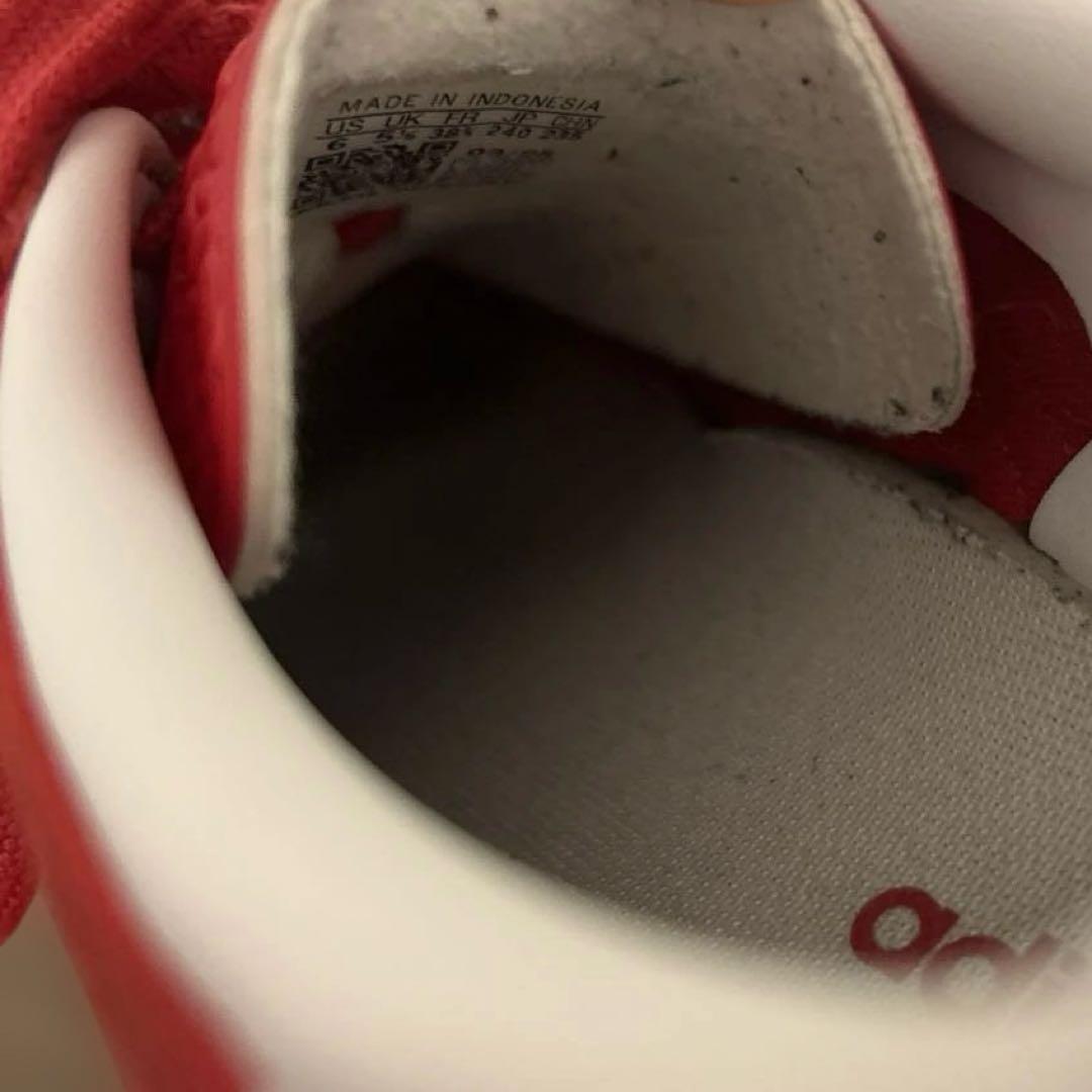 adidas スニーカー　GAZELLE アディダス ガゼル　24cm 中古　赤