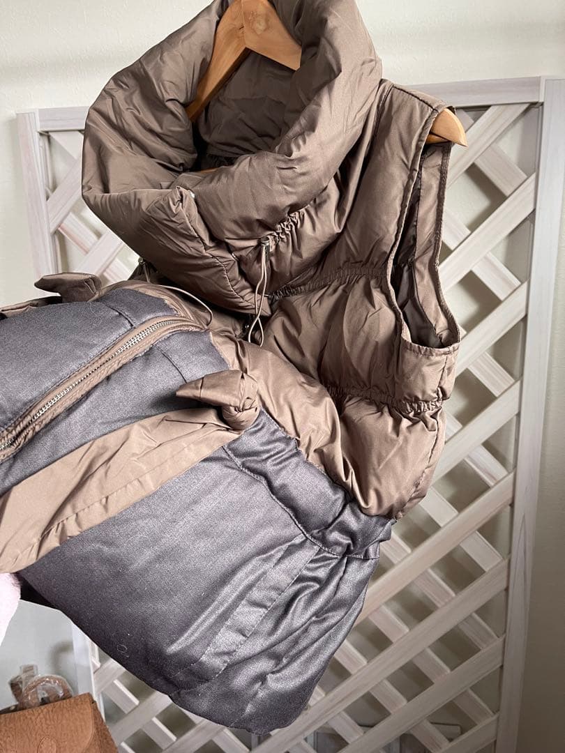 チャピコ。　13号　⭐︎ダウン切り替えベストバイカラー ボリューム襟