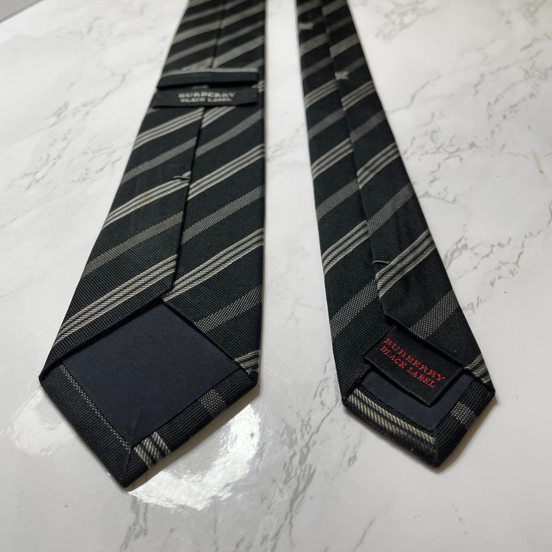 ✨極美品✨BURBERRY ネクタイ レジメンタル ホースロゴ ワンポイント刺繍