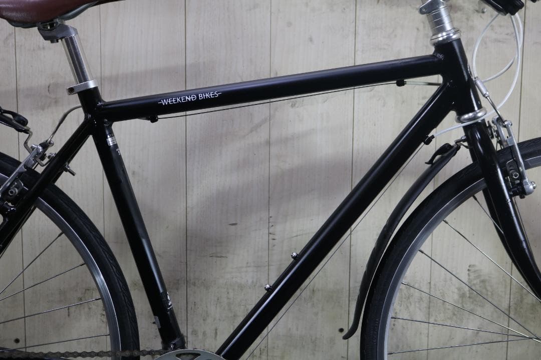 あさひ製WEEKEND アルミ 700C 7速 510mm BLACK クロス