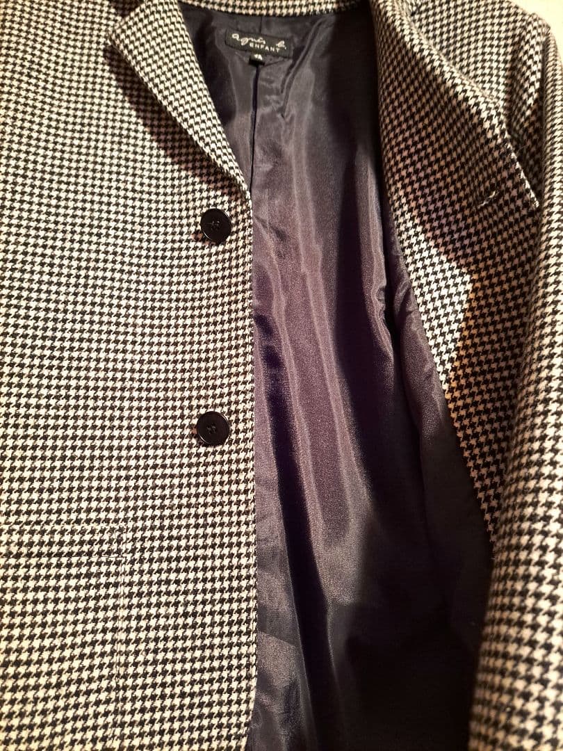 【agnes b. ENFANT】キッズ 千鳥格子テーラードジャケット155cm