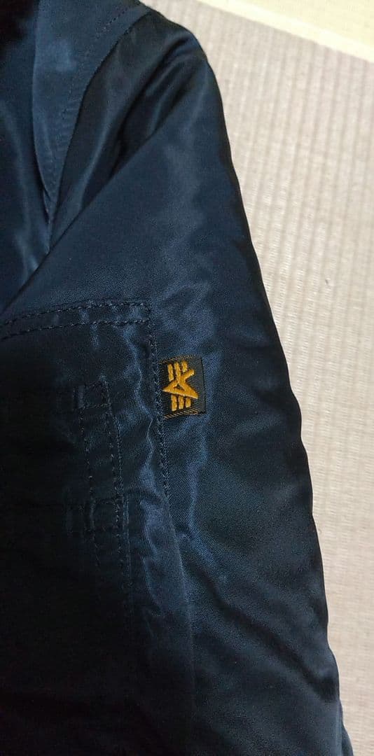 ALPHA　アルファ　B-15　フライトジャケット　ネイビー　エアフォース