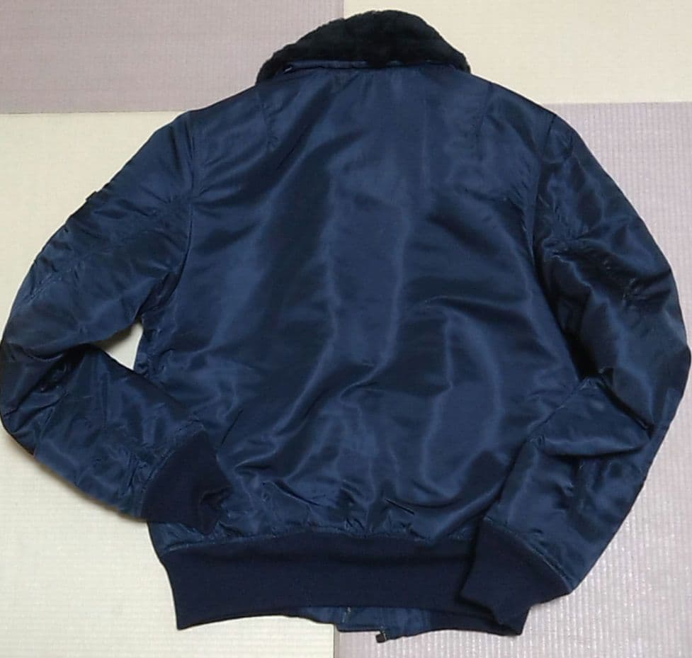 ALPHA　アルファ　B-15　フライトジャケット　ネイビー　エアフォース