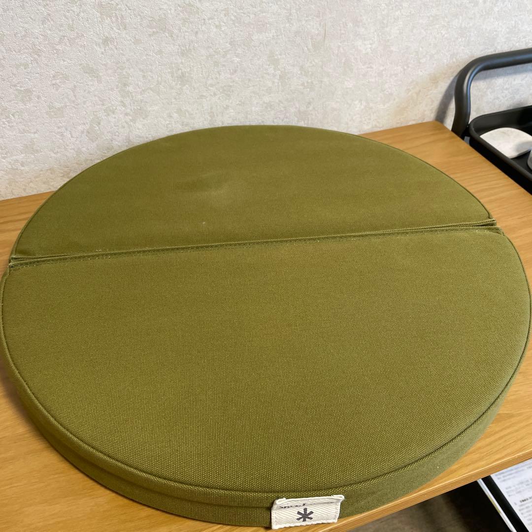 【2個セット】スノーピーク　ラウンジクッション グリーン 円形