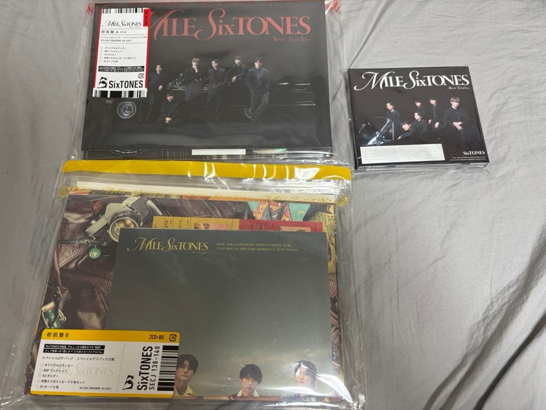 MILE SixTONES初回盤、通常版セット