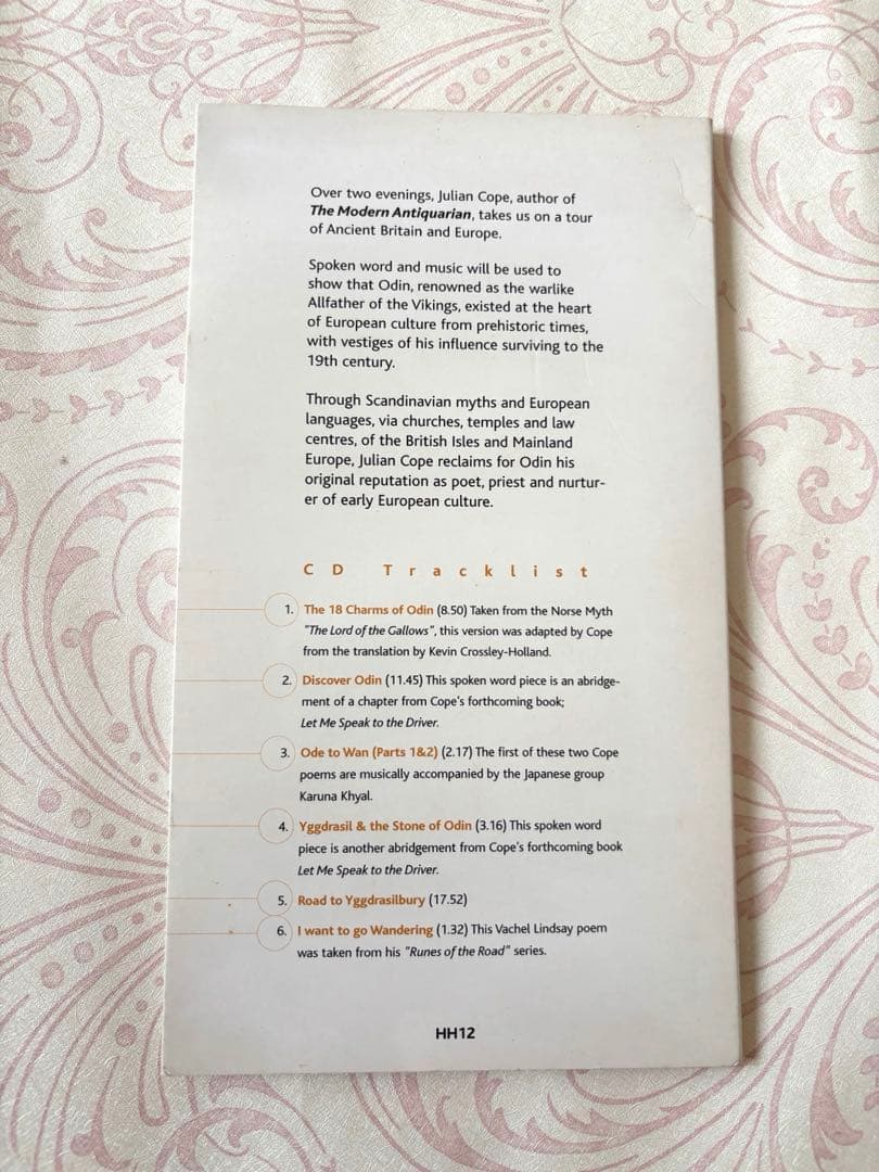 レア！ サイン付き CD Julian Cope ジュリアンコープ　Odin