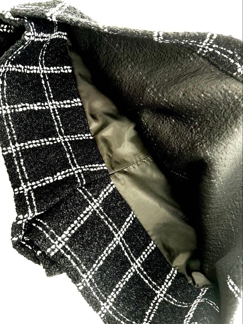 【未使用品】シェリエ sheller 5周年記念 チェック柄Aラインミニスカート