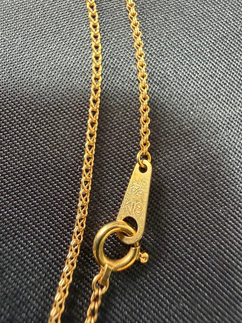 【加須さま専用】K18ネックレス 約40cm 18金