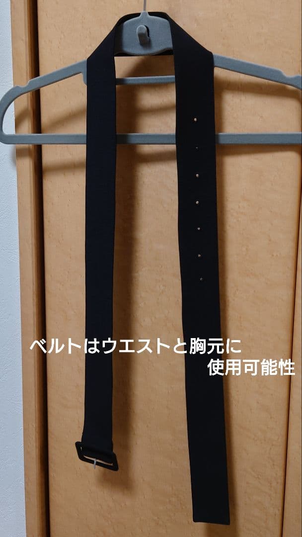 ADAM ET ROPE' ベルテッドベアロンパース ブラック　SIZE：38