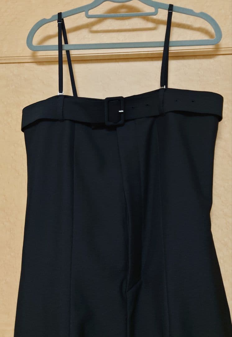 ADAM ET ROPE' ベルテッドベアロンパース ブラック　SIZE：38