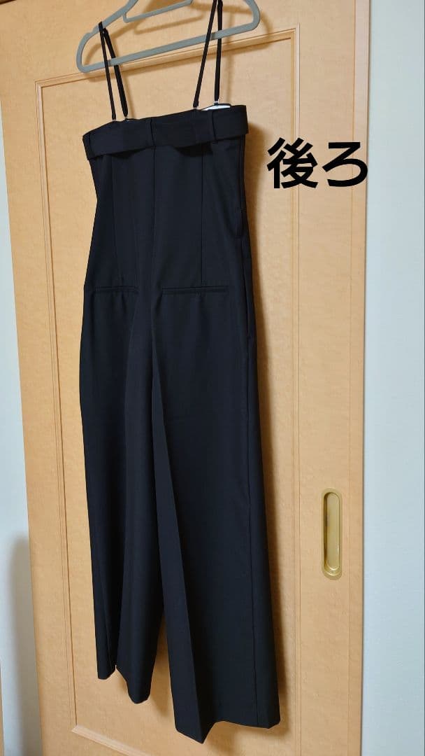 ADAM ET ROPE' ベルテッドベアロンパース ブラック　SIZE：38