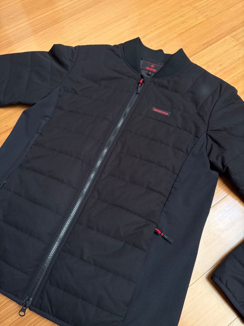 ブリーフィング　ゴルフ　中綿ジャケット　Mサイズ　BRG カラー　ブラック