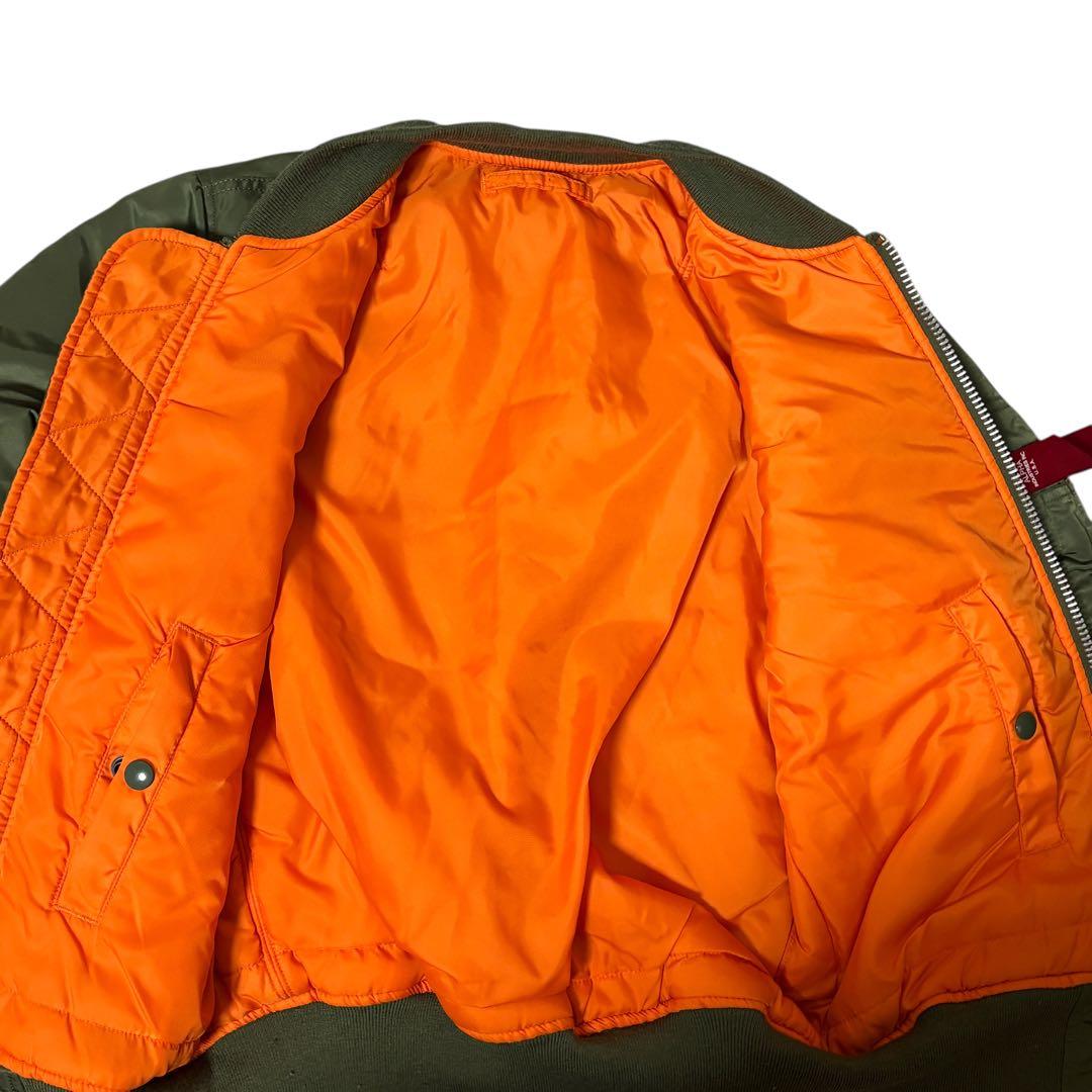 【美品】ALPHA Industries　アルファインダストリーズ　ma-1