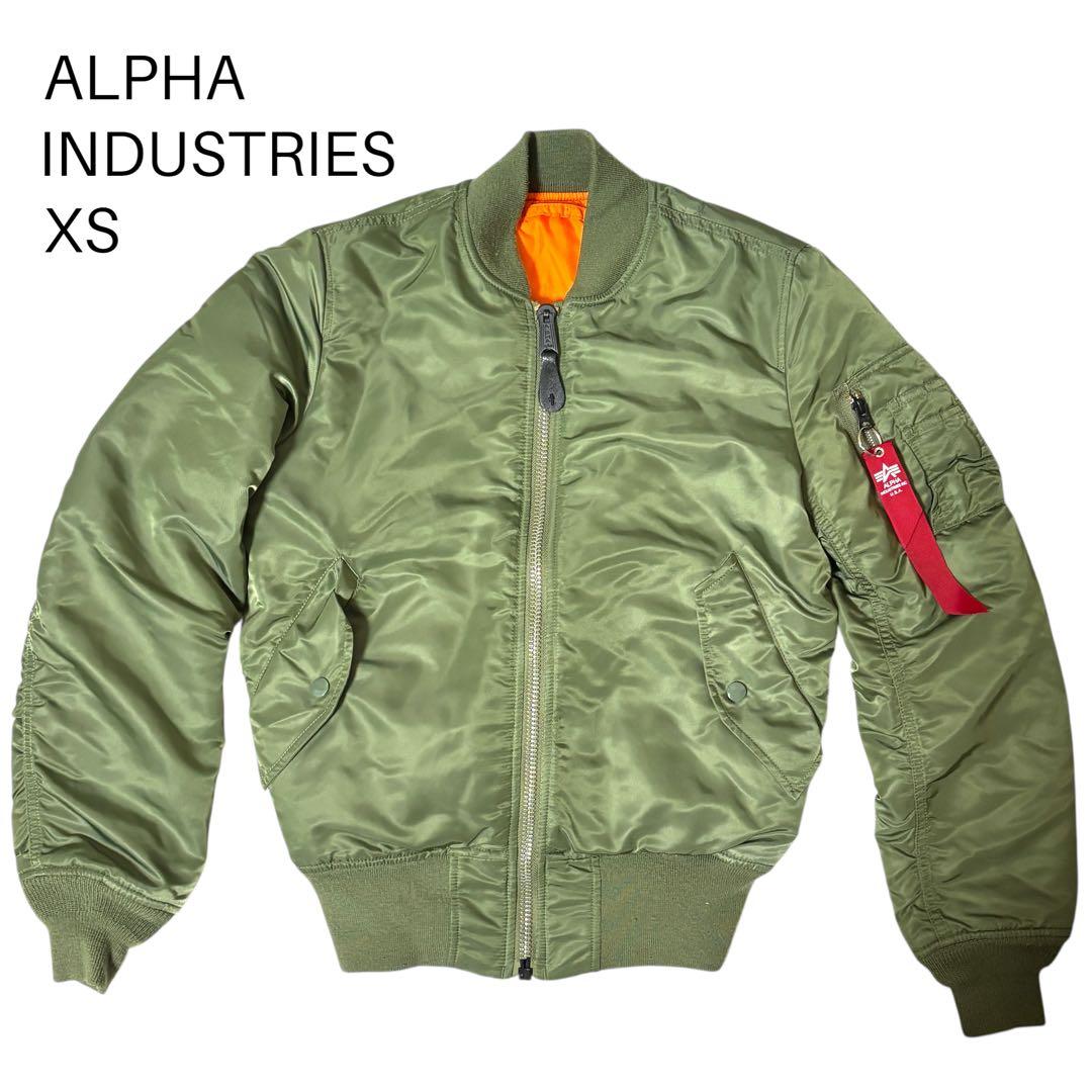 【美品】ALPHA Industries　アルファインダストリーズ　ma-1