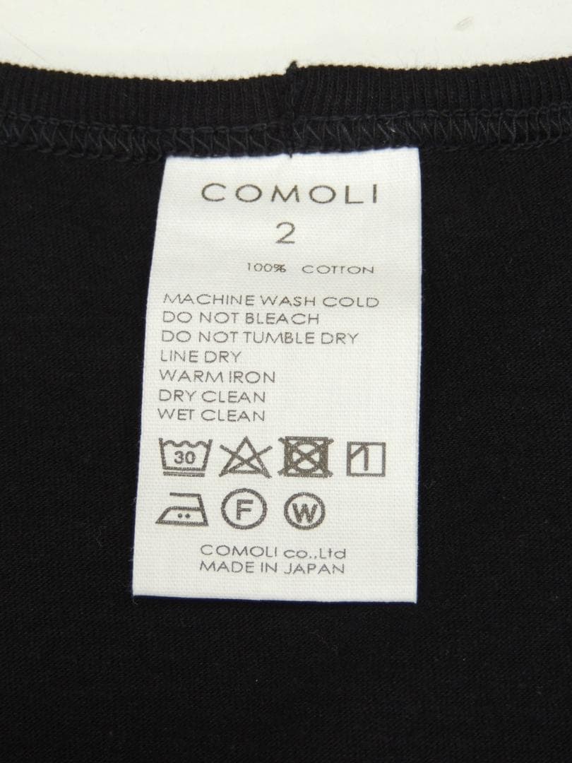 美品 2サイズ 24SS コモリ COMOLI サープラス タンクトップ 黒