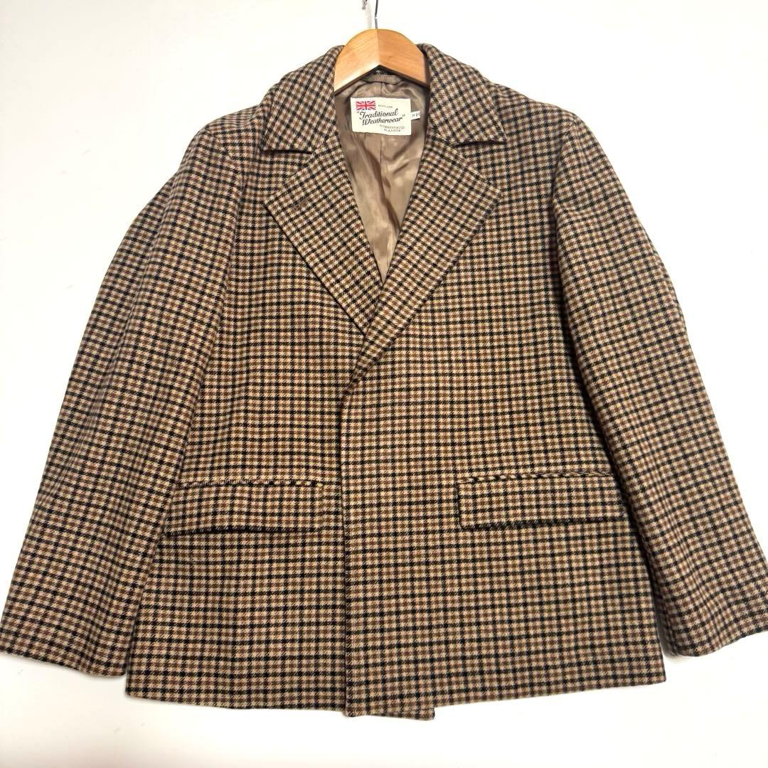 トラディショナルウェザーウェア　バードニー　ウール　コート　テーラードジャケット