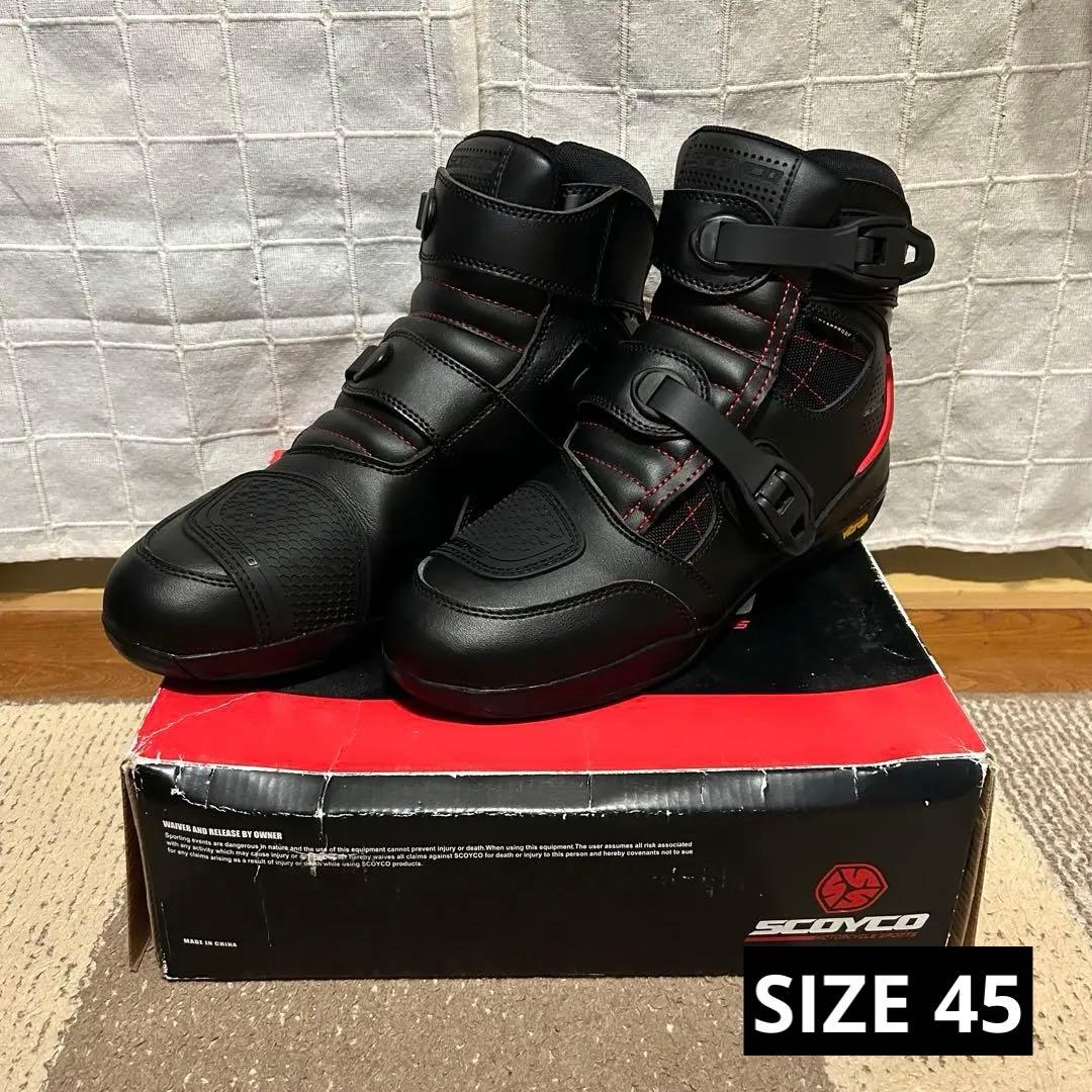 SCOYCO スコイコ　イージータフバイクブーツ　MT020WP BK 45