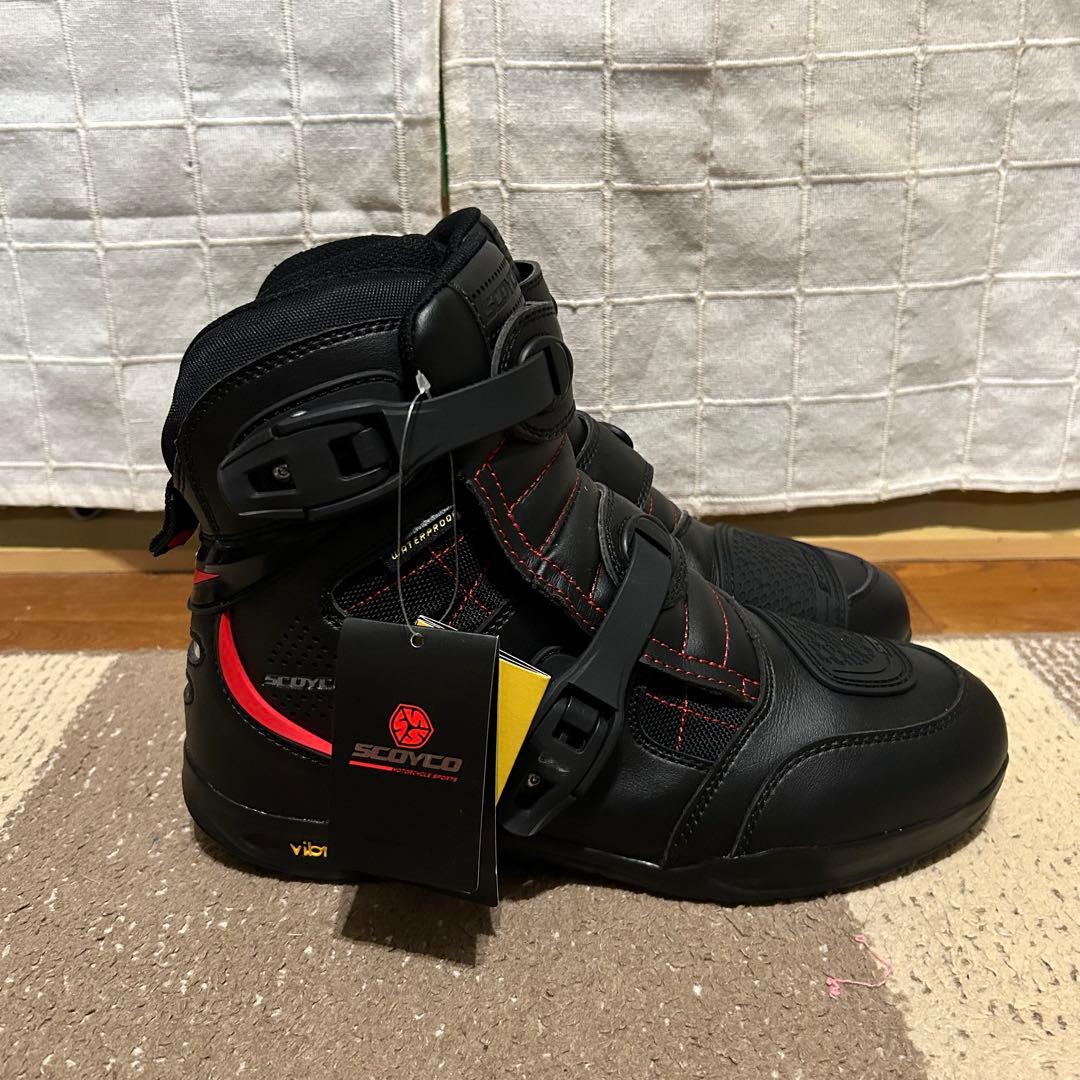 SCOYCO スコイコ　イージータフバイクブーツ　MT020WP BK 45