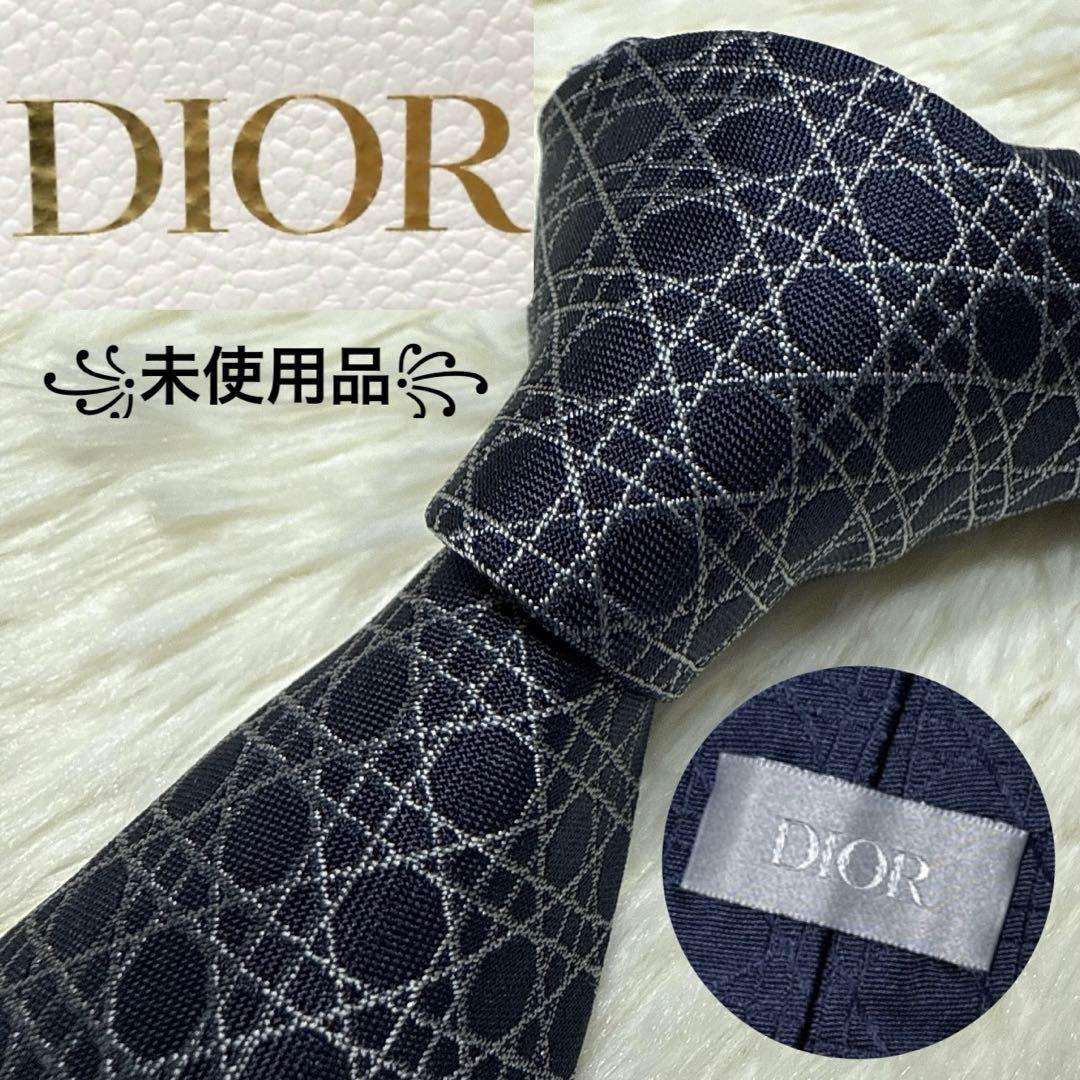 【未使用品】Christian Dior ネクタイ　高級シルク　ナロータイ