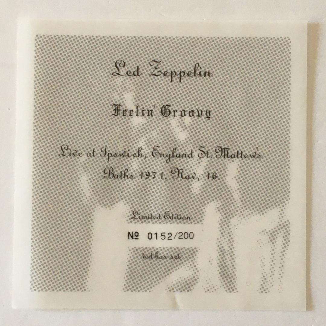 ゆ*き様 限定200セット Led Zeppelin Feelin' Groov