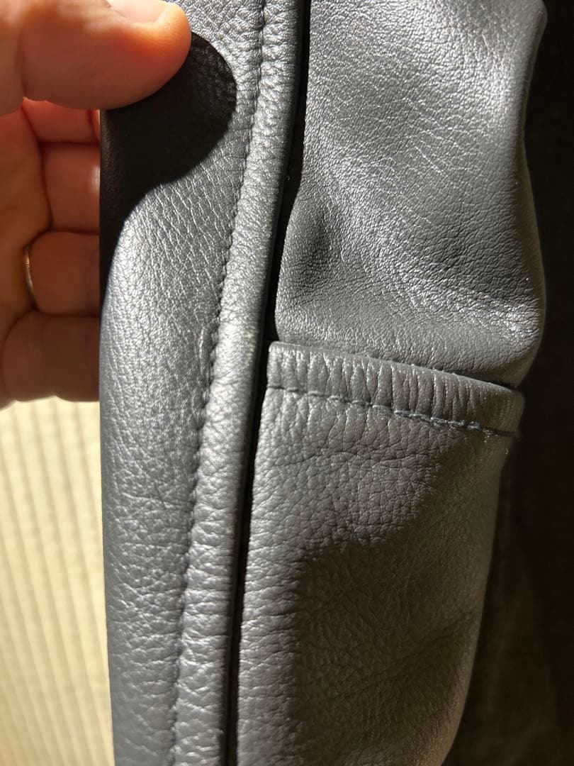 【BEAUTY & YOUTH スタジャン XL グレー】