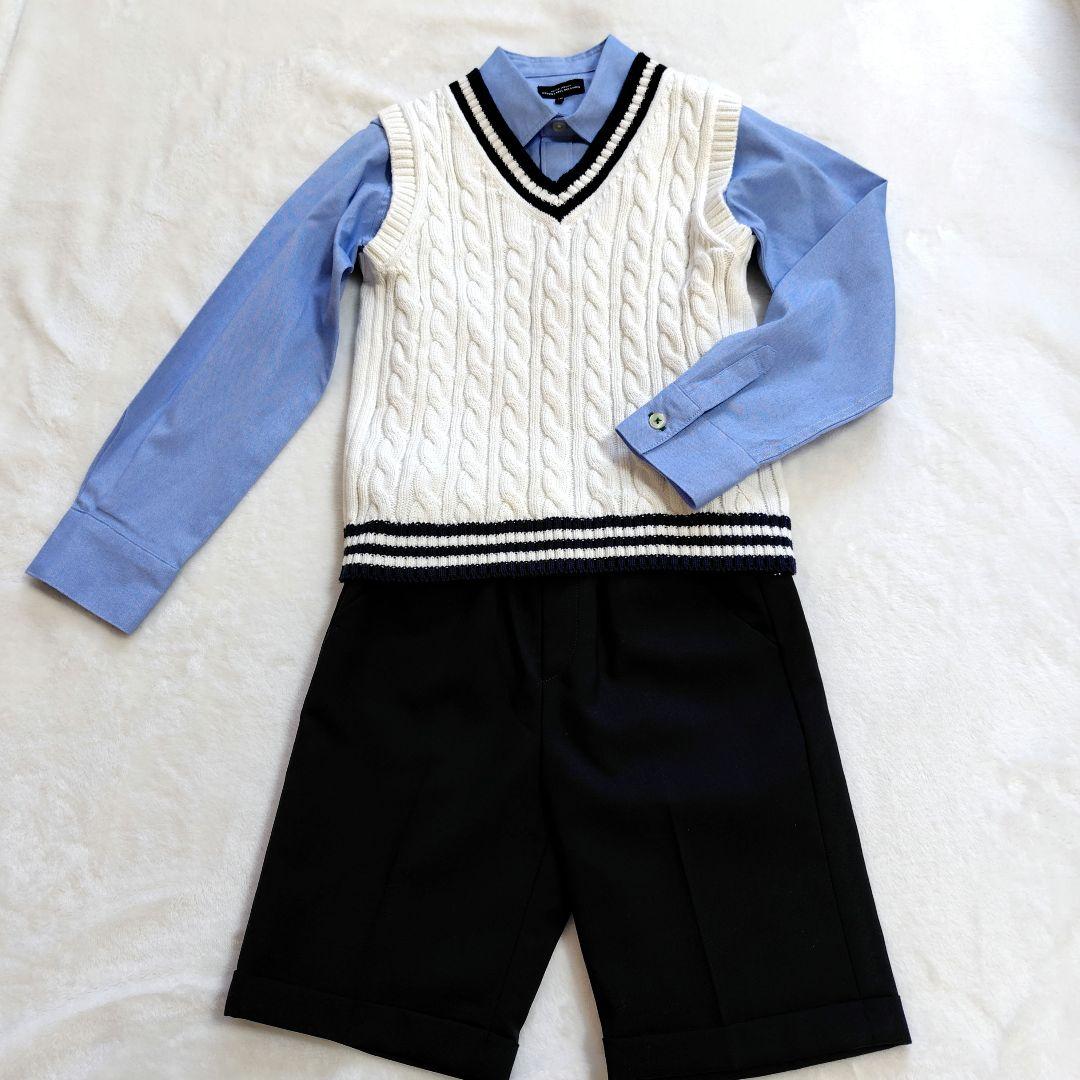 erick -aotan　 紺プレザースーツ 男の子120　2点セット