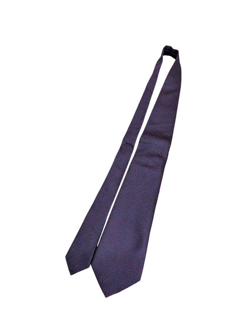 ブルガリ　最高級縫製シルク100%　セッテピエゲ　ロゴマニア　ネクタイ