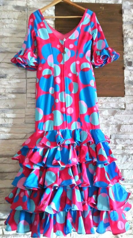 フラメンコ☆スペイン製ワンピース（シージョ付き）