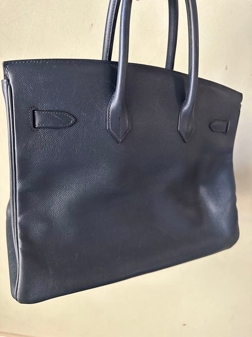 エルメス　バーキン35 ネイビー　ゴールド金具