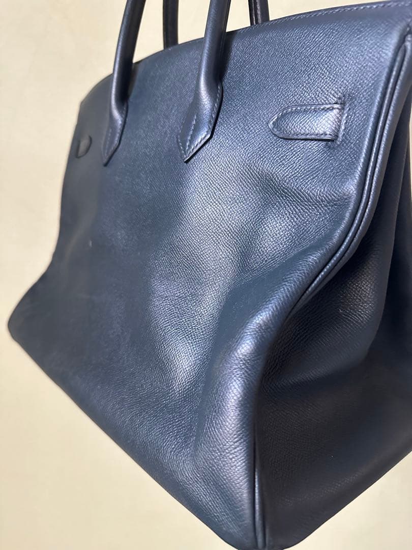 エルメス　バーキン35 ネイビー　ゴールド金具