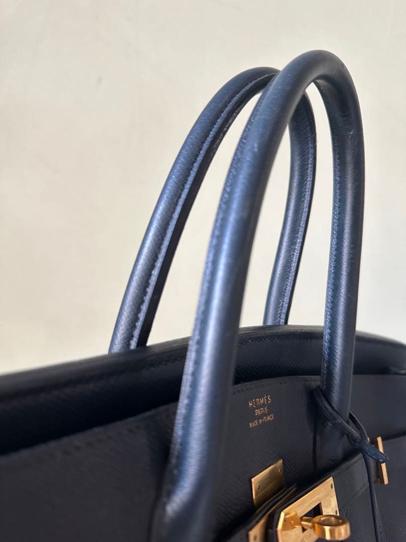 エルメス　バーキン35 ネイビー　ゴールド金具