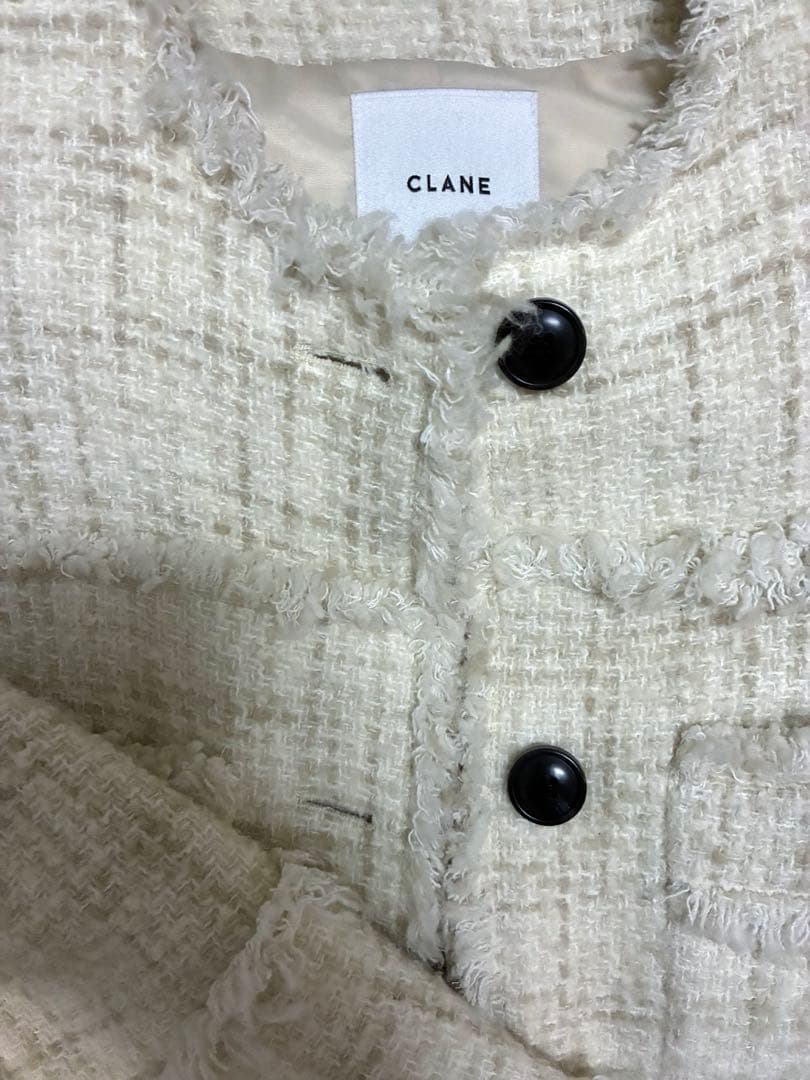 CLANE NO COLOR TWEED JACKET 正規品