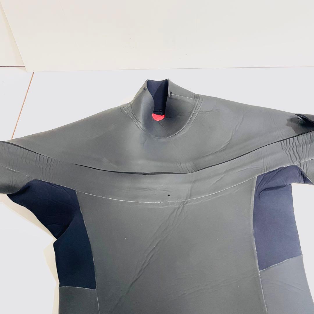 AQUAα セミドライウェットスーツ L 5/3mm ロングチェストジップ