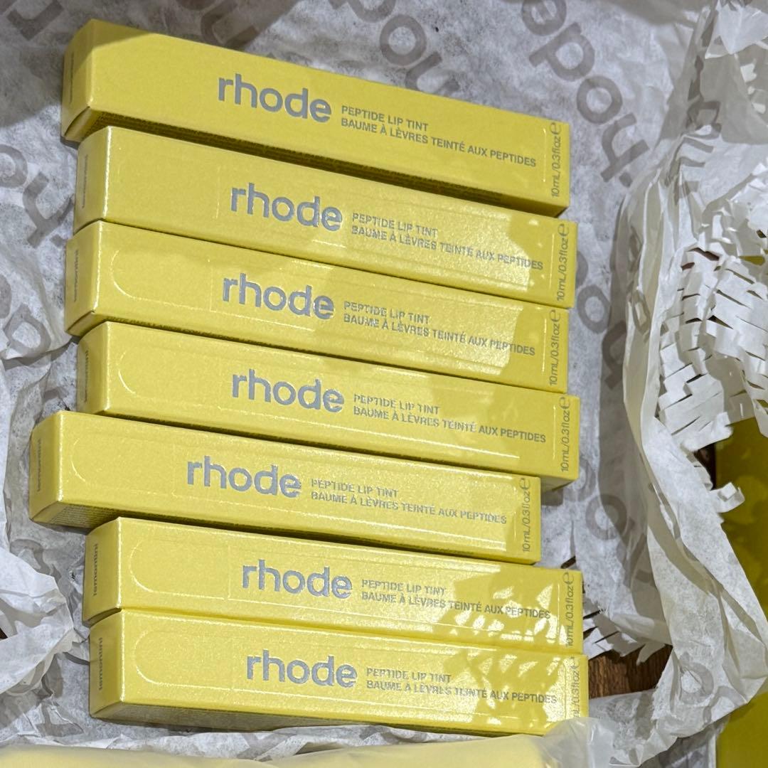 RHODEヘイリー限定LEMONTINIペプチドリップティント