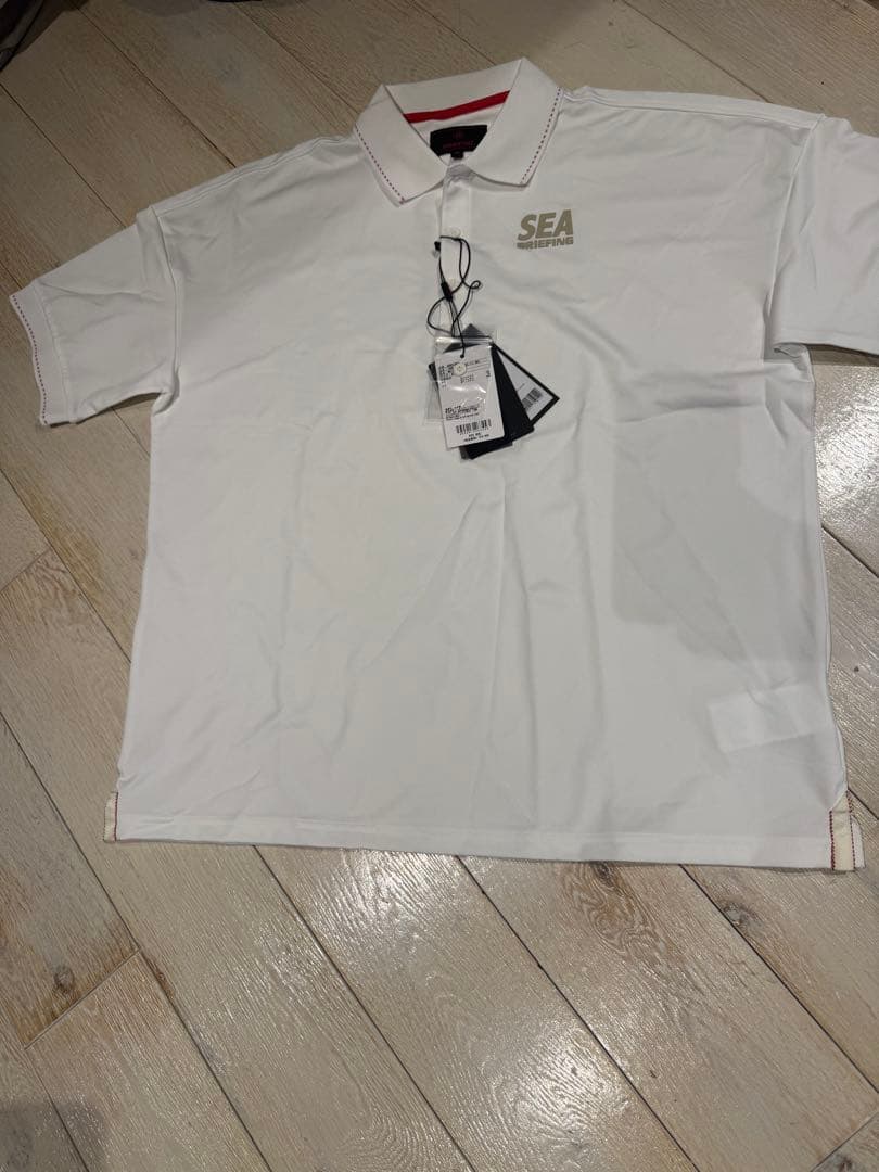 BRIEFING WDS TOUR POLO LOOSE FIT M ホワイト