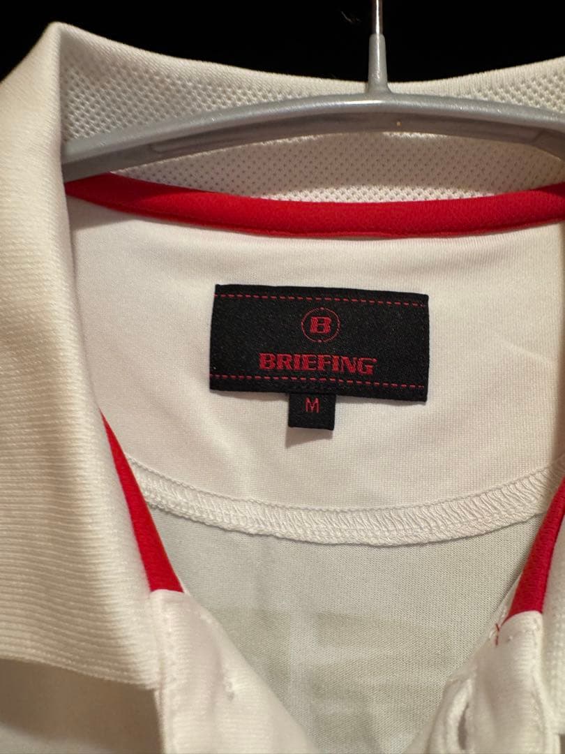 BRIEFING WDS TOUR POLO LOOSE FIT M ホワイト