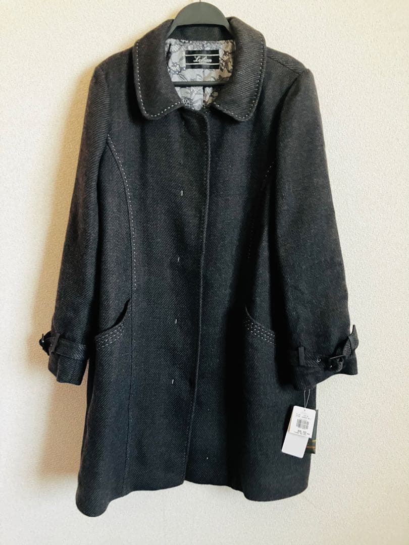 タグ付き定価8.2万　Leilian レリアン　ウールコート　大きいサイズ