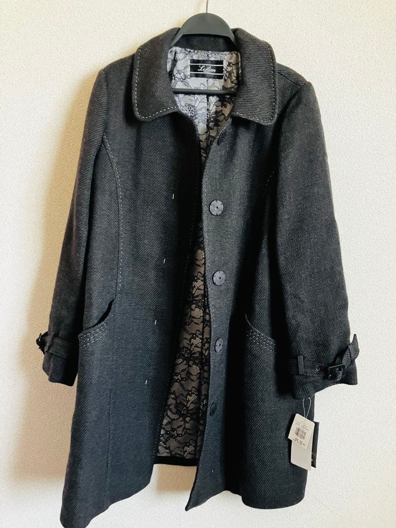 タグ付き定価8.2万　Leilian レリアン　ウールコート　大きいサイズ