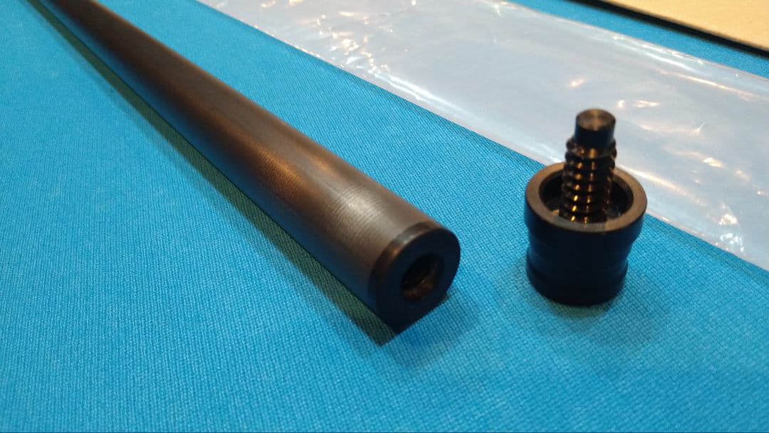 美品UNLIMITEDアンリミテッド カーボンシャフト 10山ジョイント　ムサシ