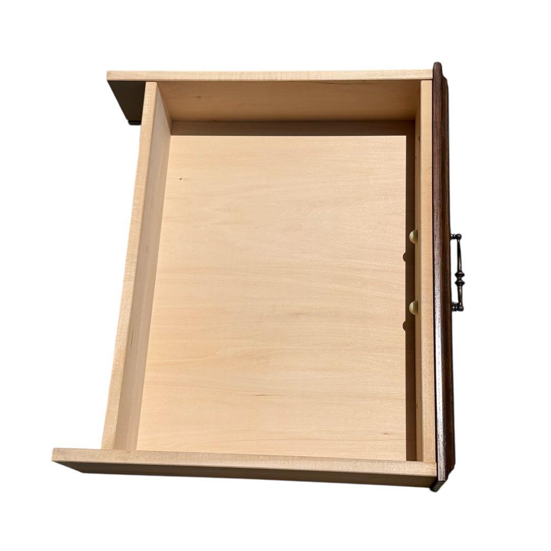 HR661 【 希少 QUEENS LIFE】 domani カリモク片袖デスク